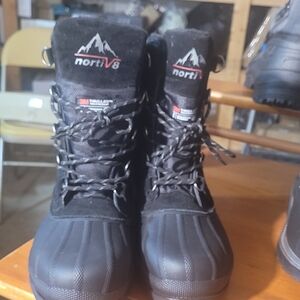 3M Thinsulate Black Men's Rain & Snow Boots